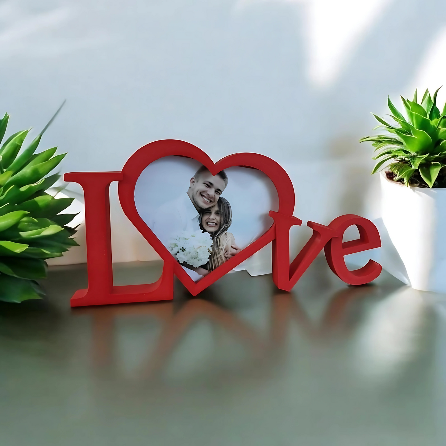 Romantik LOVE Fotoğraf Çerçevesi