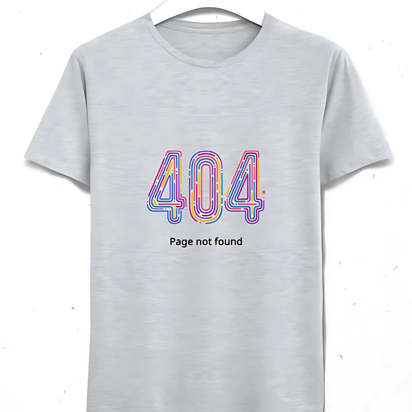 404 Page Not Found T-Shirt - %100 Pamuk - Unisex