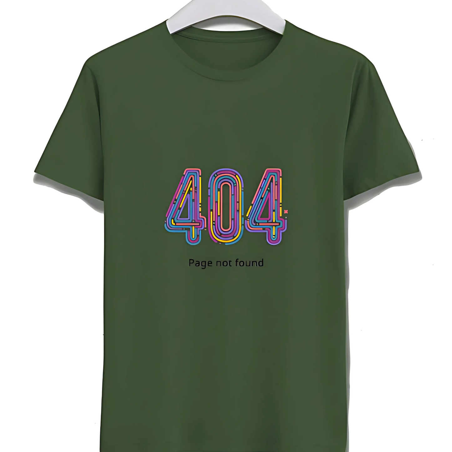 404 Page Not Found T-Shirt - %100 Pamuk - Unisex