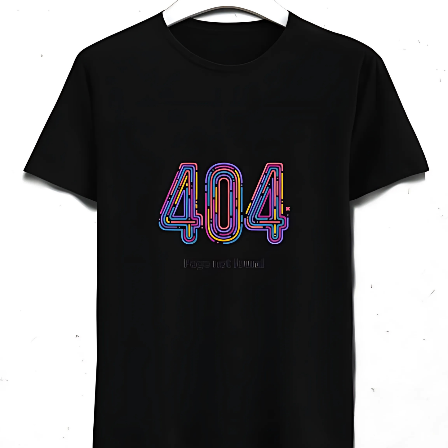 404 Page Not Found T-Shirt - %100 Pamuk - Unisex