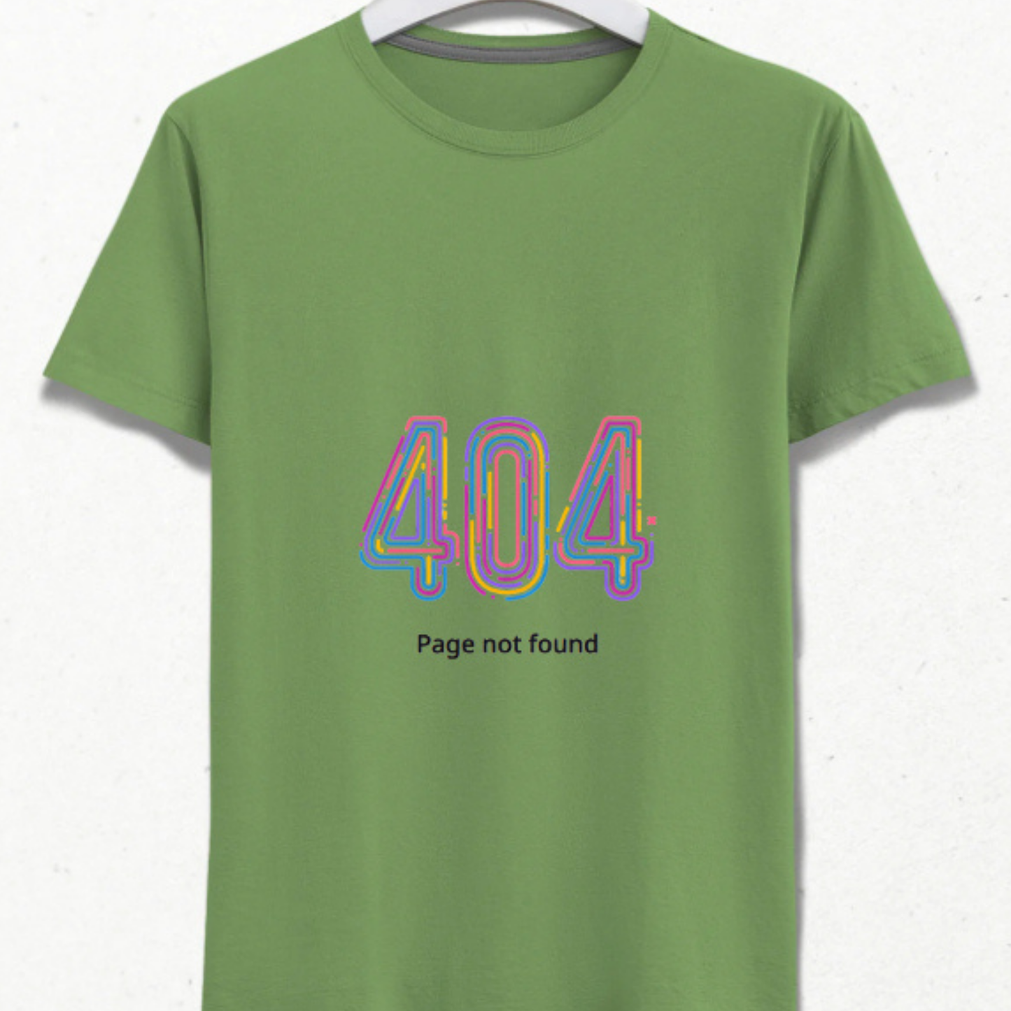 404 Page Not Found T-Shirt - %100 Pamuk - Unisex