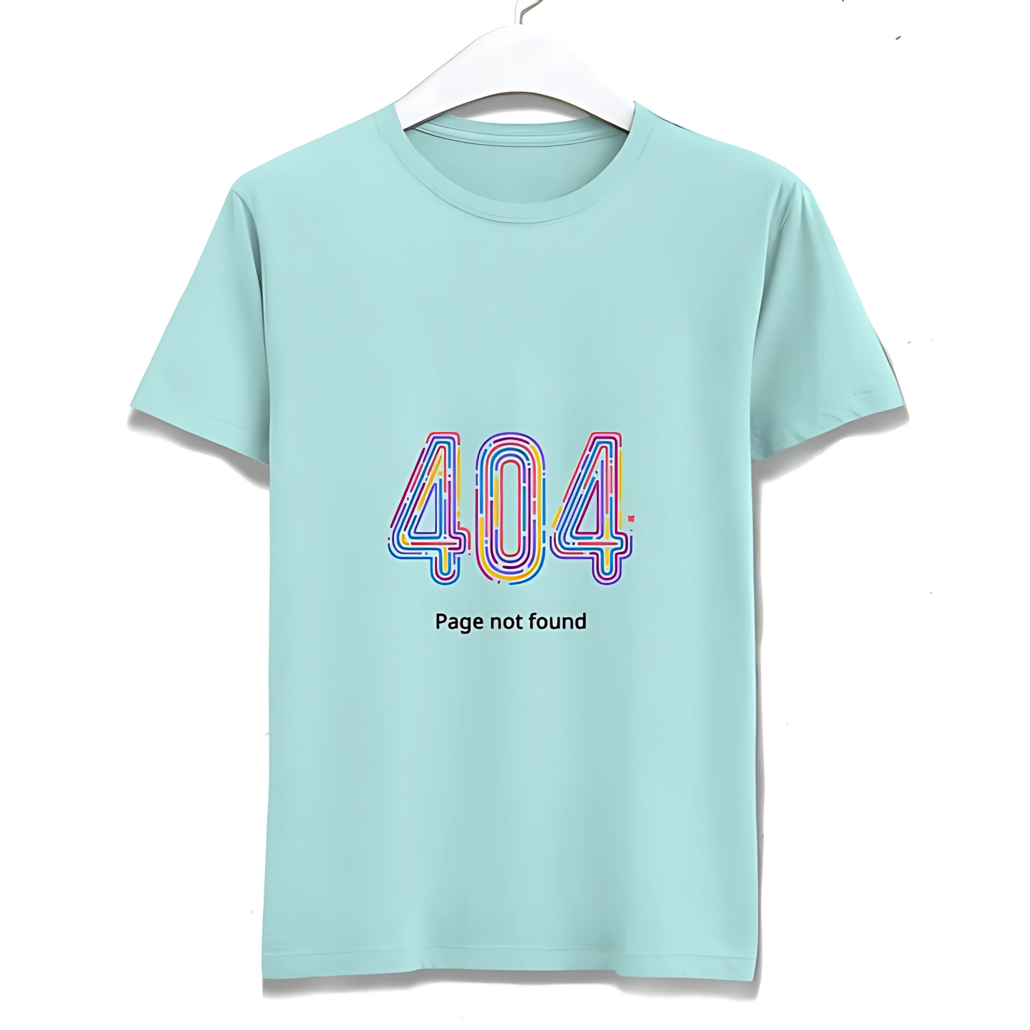 404 Page Not Found T-Shirt - %100 Pamuk - Erkek