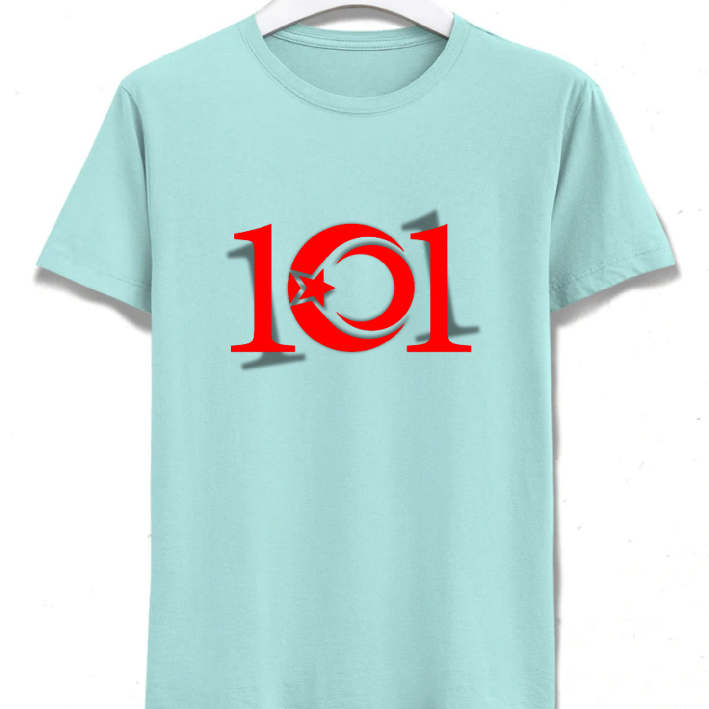 Cumhuriyetin 101. Yılına Özel T-Shirt - %100 Pamuk - Erkek