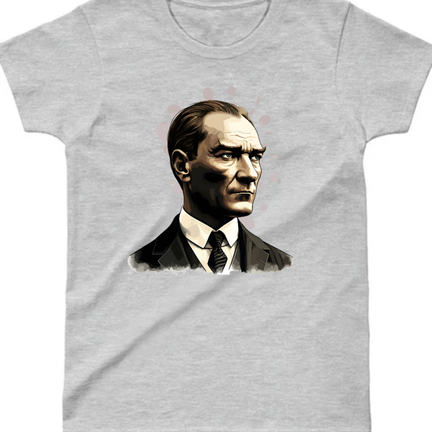 Atatürk Portreli Çocuk T-Shirt - %100 Pamuk