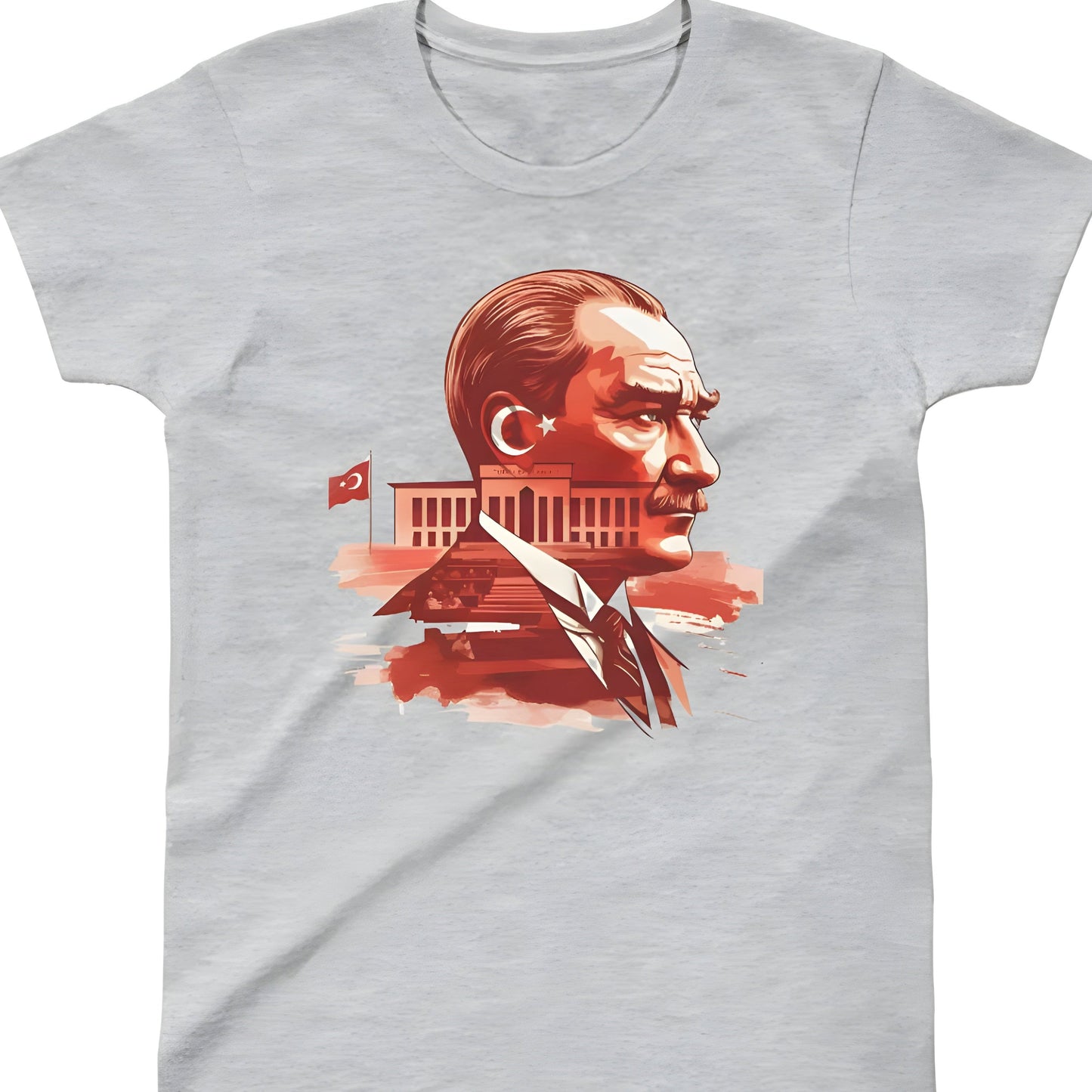 Atatürk Silüet Çocuk T-Shirt - %100 Pamuk