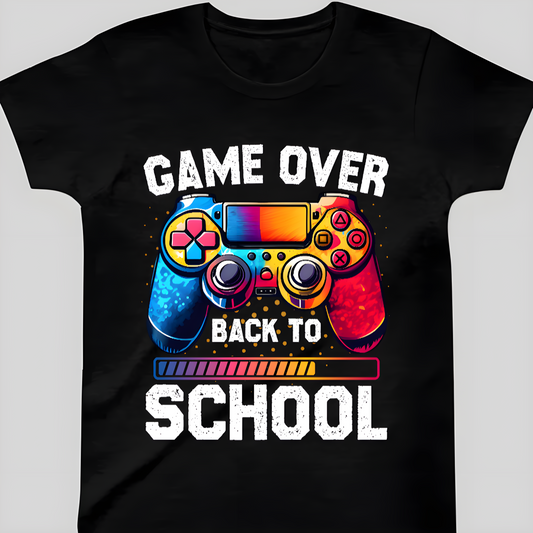 Eğlenceli Game Over T-Shirt - %100 Pamuk