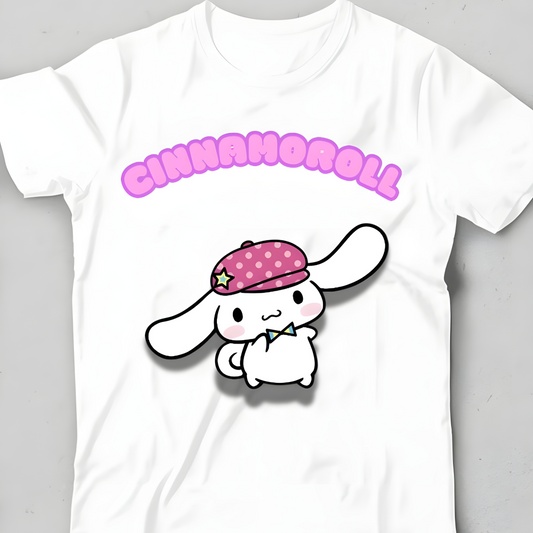 Cinnamoroll Hat Çocuk T-Shirt - %100 Pamuk