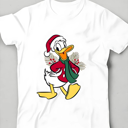 Özel Tasarım %100 Pamuk Donald Duck Baskılı Çocuk T-Shirt