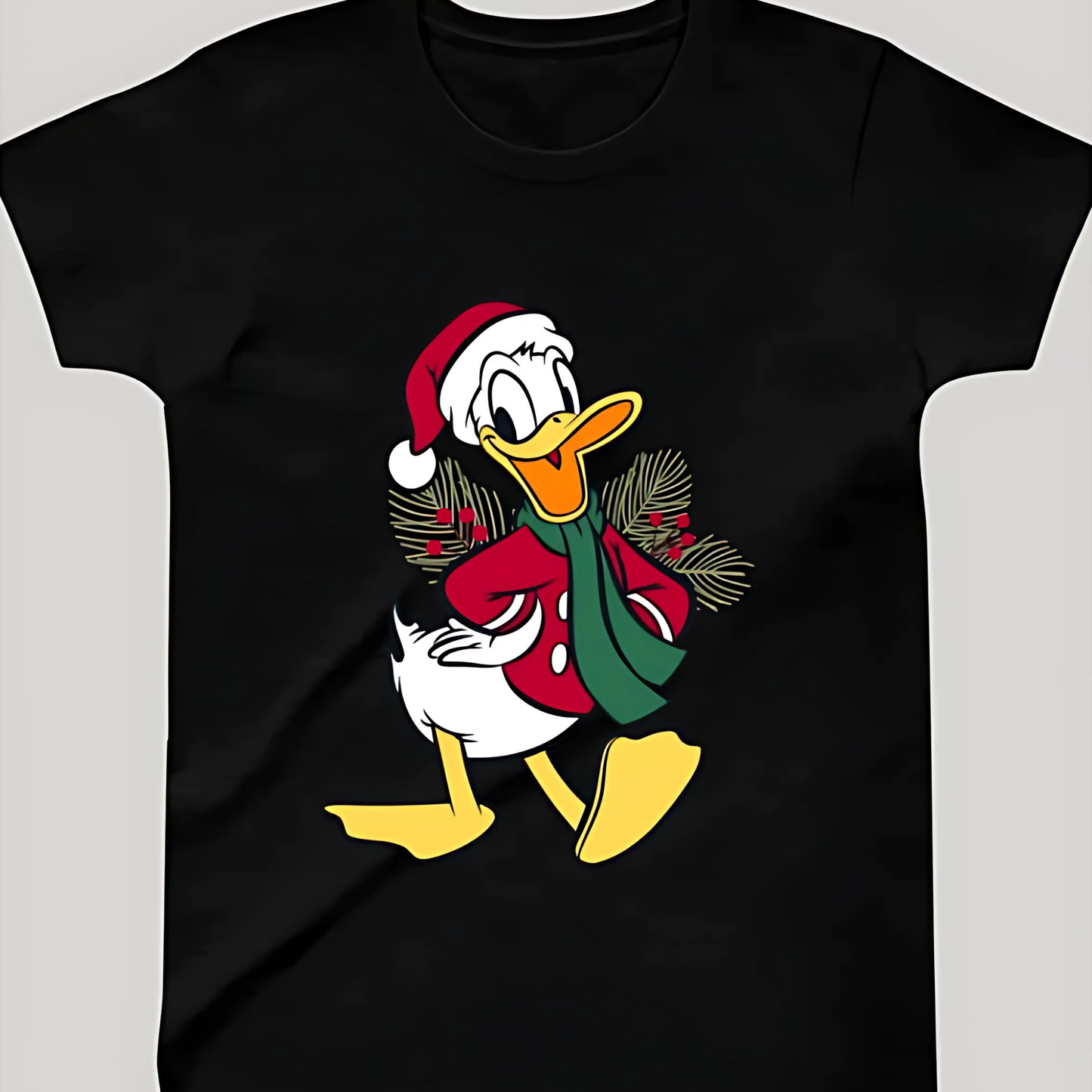 Özel Tasarım %100 Pamuk Donald Duck Baskılı Çocuk T-Shirt