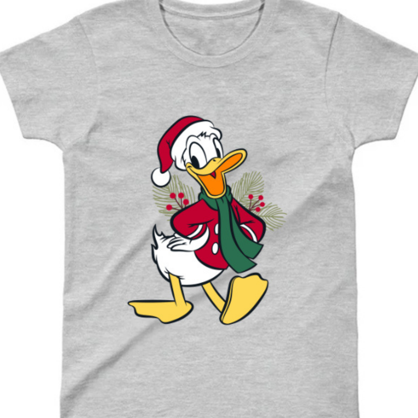 Özel Tasarım %100 Pamuk Donald Duck Baskılı Çocuk T-Shirt