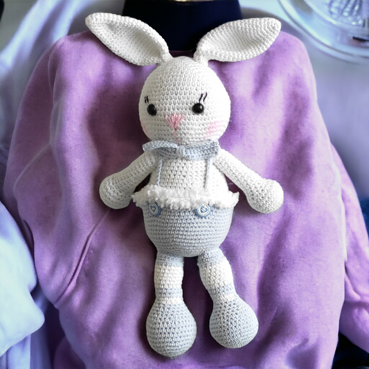 Newborn Sleeping Companion Blue Rabbit