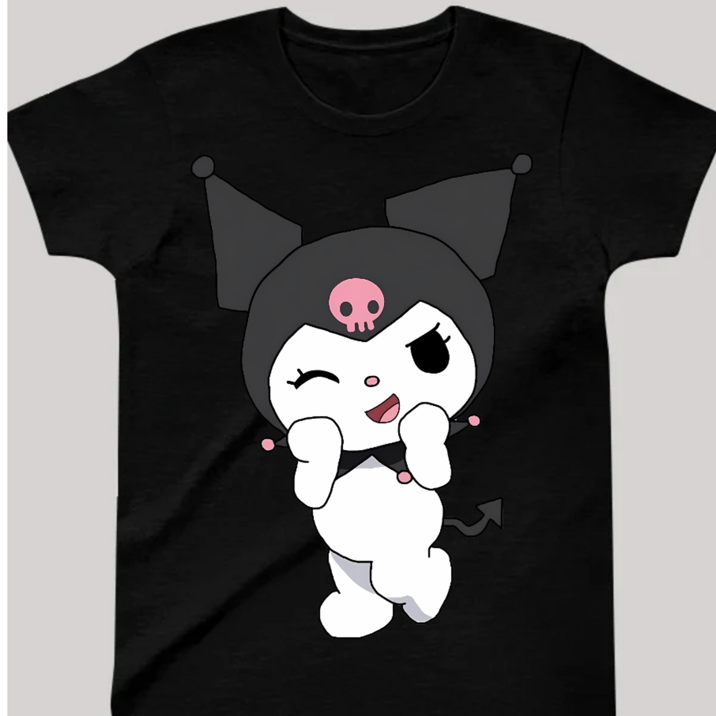 Kuromi Çocuk T-Shirt - %100 Pamuk