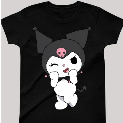 Kuromi Çocuk T-Shirt - %100 Pamuk