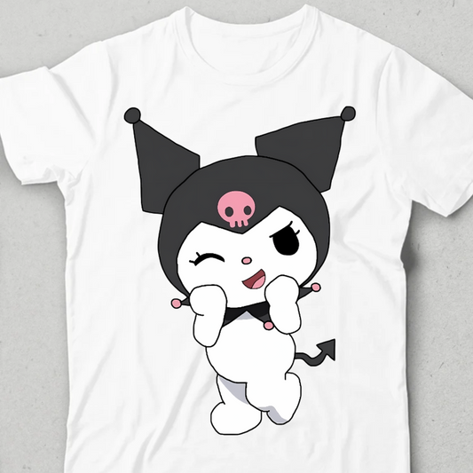 Kuromi Çocuk T-Shirt - %100 Pamuk