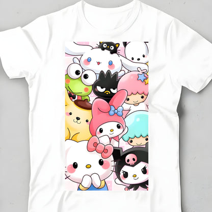 Sanrio All Çocuk T-Shirt - %100 Pamuk