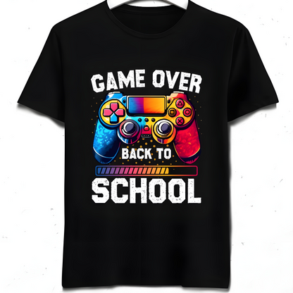 Eğlenceli Game Over T-Shirt - %100 Pamuk