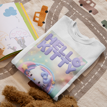 Hello Kitty Özel Tasarım Çocuk T-Shirt - %100 Pamuk